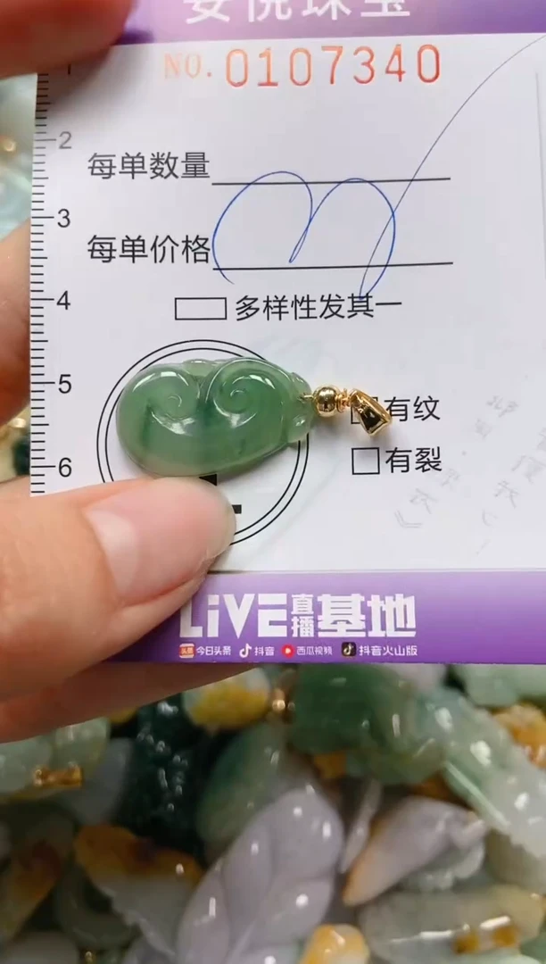 【闪购商品】翡翠颈饰未镶嵌闪购0107340