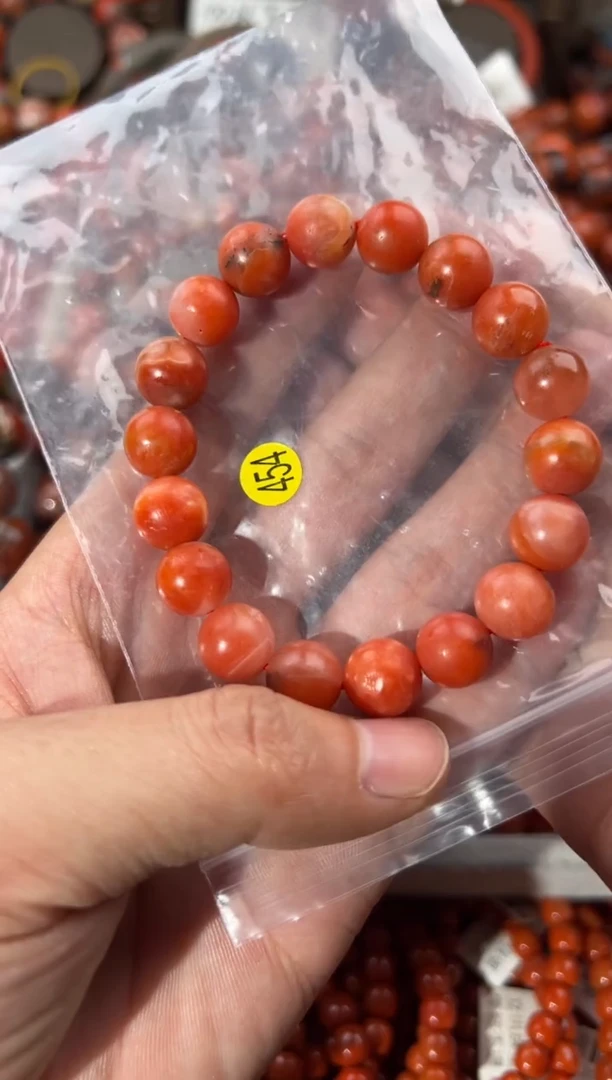 南红玛瑙手串未镶嵌11