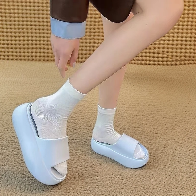 【大厚底一字拖】时尚舒适夏季外穿厚底拖鞋