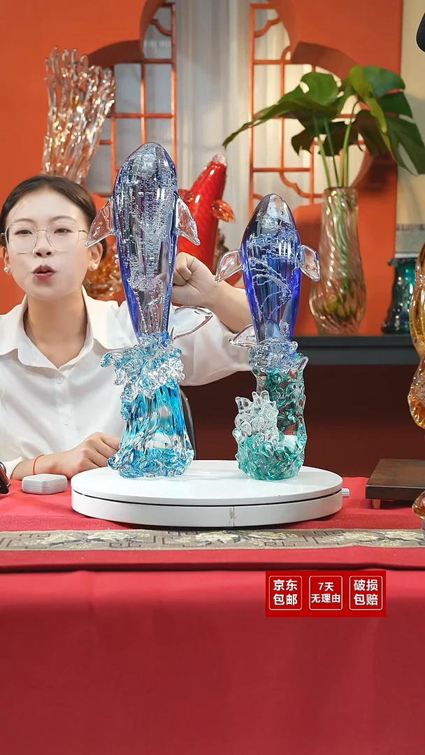 手工艺品琉璃新品鲲鹏之志大号