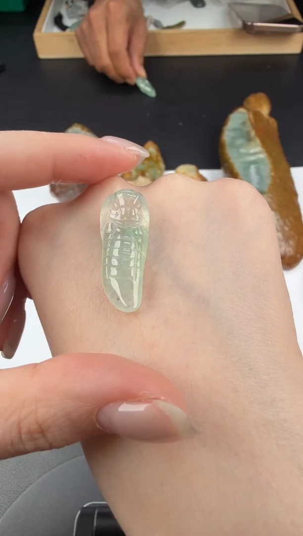 吊坠(不含链)未镶嵌翡翠翡翠饰品-175