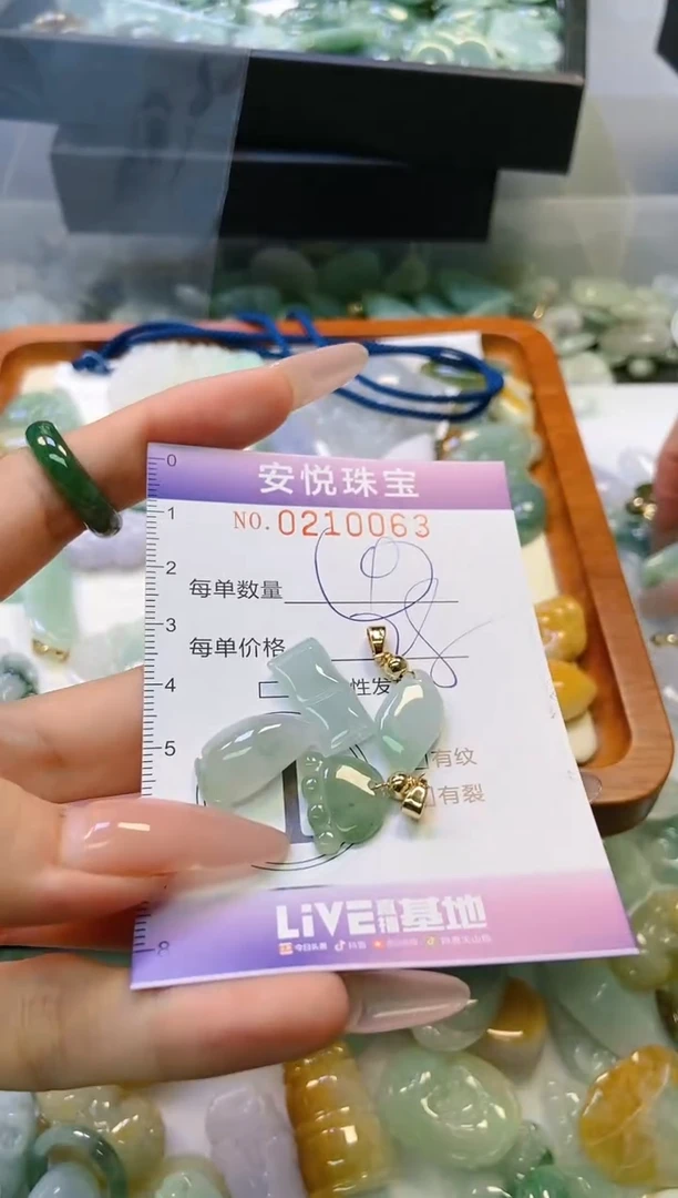 翡翠未镶嵌颈饰闪购0210063