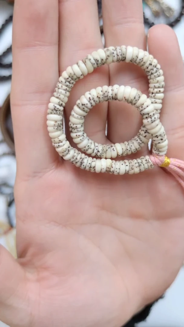 手串星月菩提泥鳅背半壁留白6mm