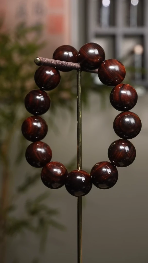 手串/手链黄花梨/降香黄檀M*n海南黄花梨1.8cm大黑线