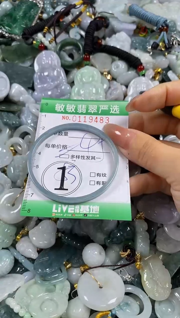 【闪购商品】翡翠颈饰未镶嵌闪购0119483多样性发其一