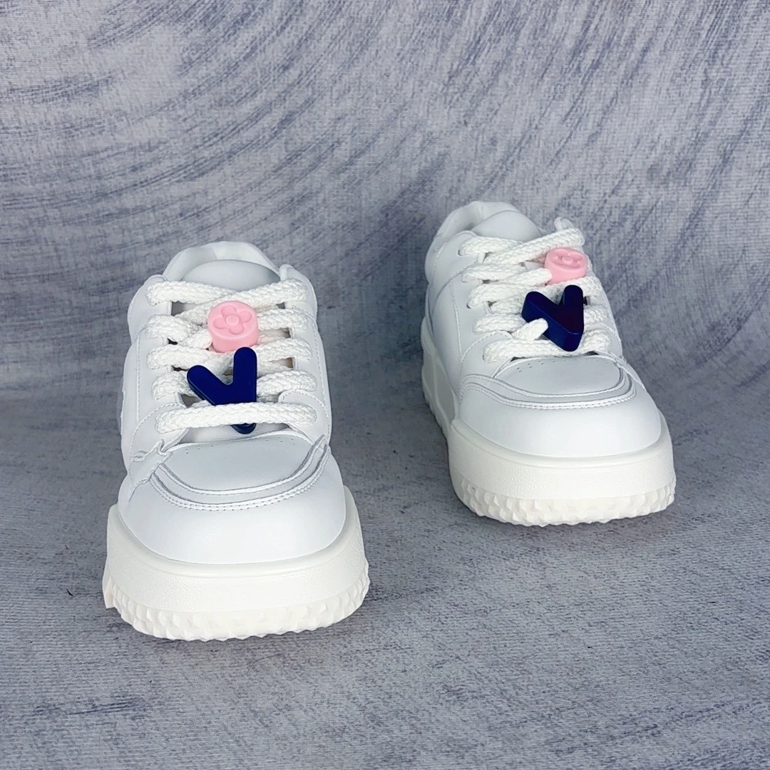 欧洲站真皮 厚底小白鞋 女2025新款今年流行爆款厚底增高休闲运动