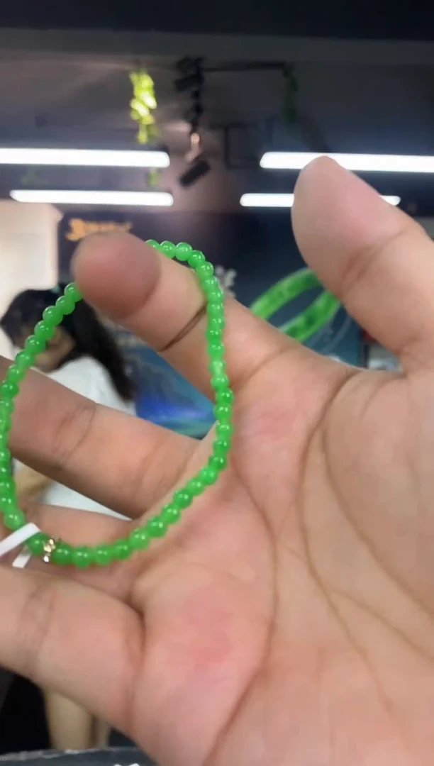 未镶嵌手链翡翠多样性发其一颜色微差
