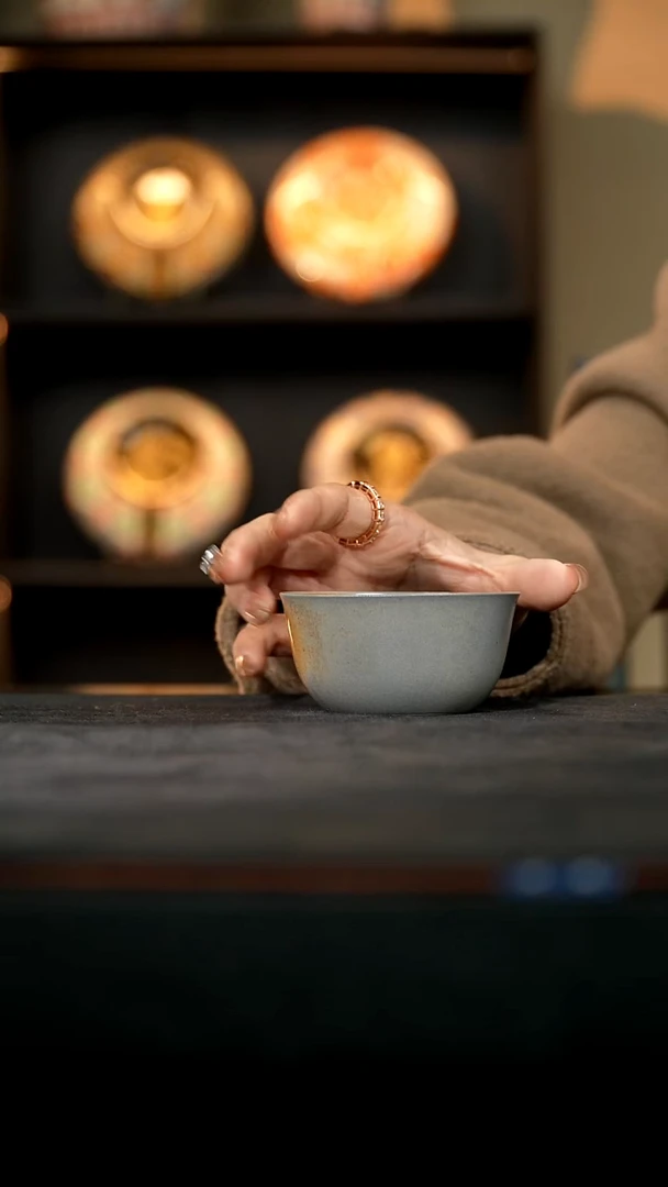 厚山柴烧卧足杯体验款