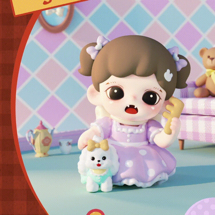 【拆盒】Zoraa可爱即正义系列妹宝盲盒手办公仔摆件礼物