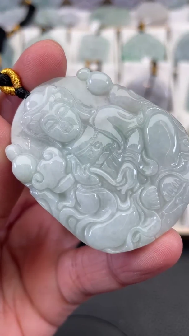 颈饰未镶嵌翡翠天然缅甸翡翠A货263