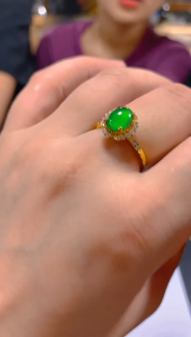 翡翠戒指未镶嵌0583001517多样性发一