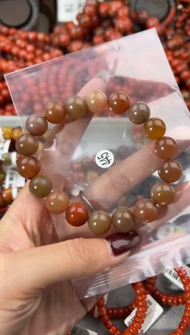未镶嵌手串南红玛瑙12+