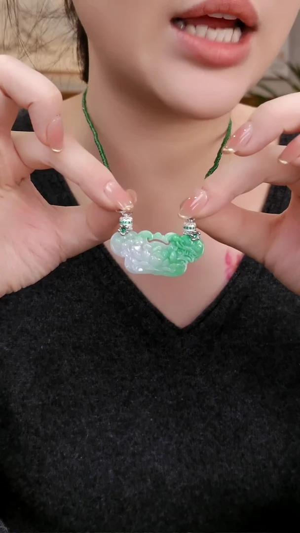 颈饰未镶嵌翡翠国风