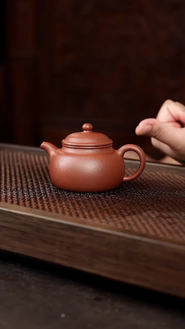 茶壶紫砂底槽清玉麟掇球【带矿标证书】