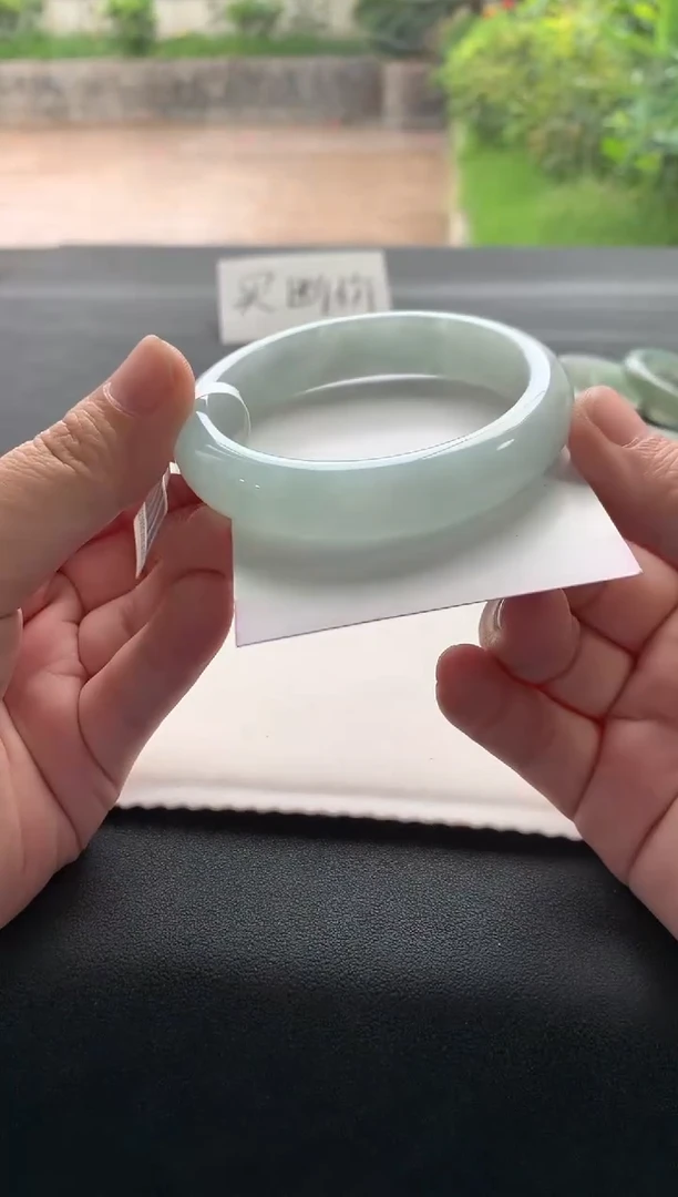 翡翠手镯未镶嵌56.4正圈买断A3029