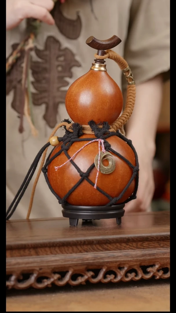 213号精品天然大漆酒葫芦一物一拍~