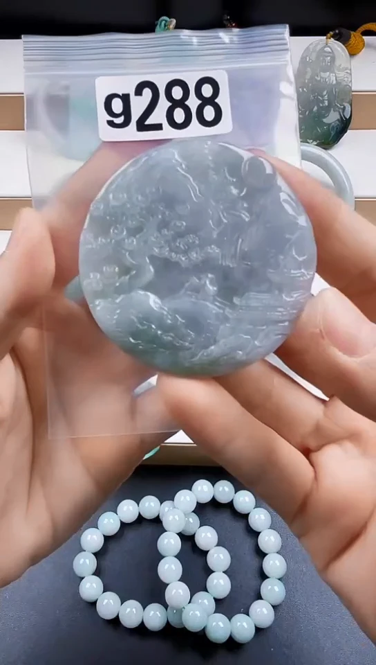 颈饰未镶嵌翡翠天然翡翠吊坠挂件