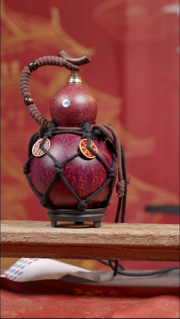 468号大漆真葫芦装热水装酒