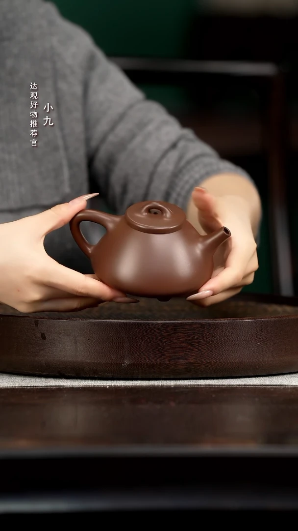 九DG11耕砂堂陈志群子冶石瓢深井老紫泥240