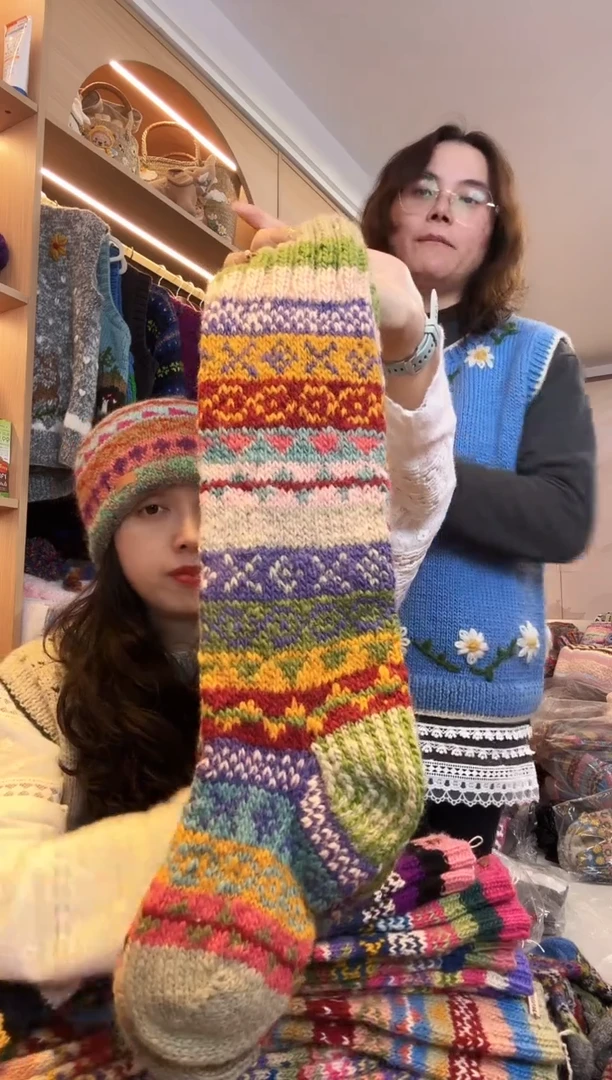 羊毛嘎*～百羊毛地板袜A400