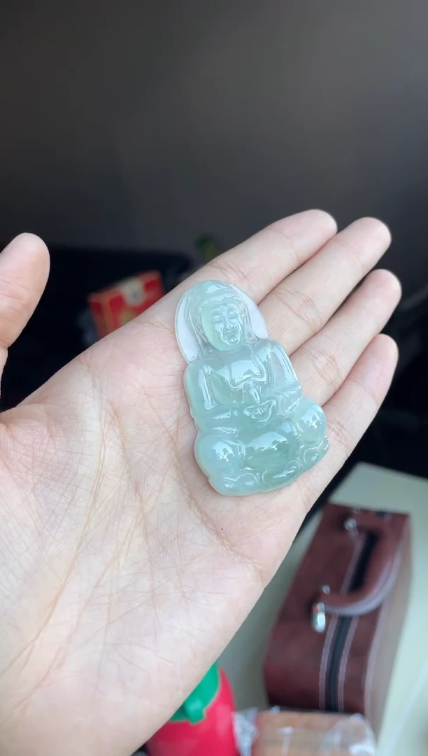 吊坠(不含链)未镶嵌翡翠天然缅甸A货翡翠