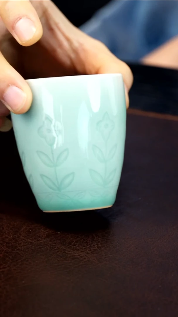 青瓷手工茶器包邮