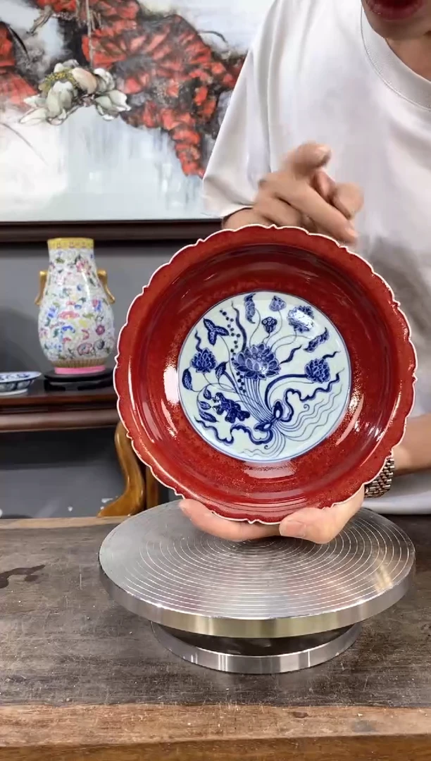 吴义松陶瓷联盟手绘陶瓷编号：4053