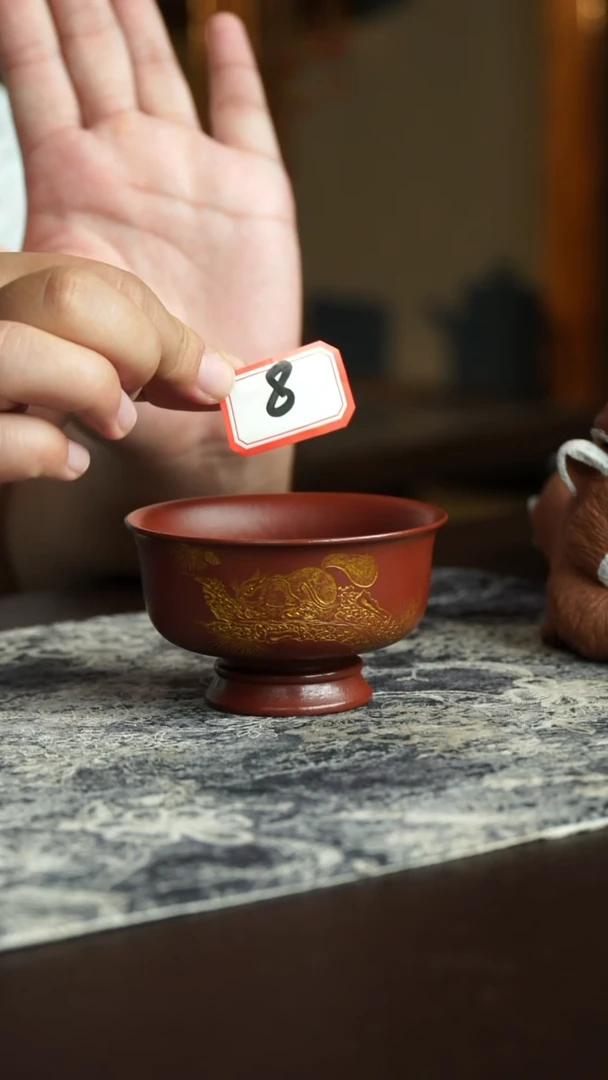 茶杯紫砂52号宜兴紫砂原矿作品买二送一