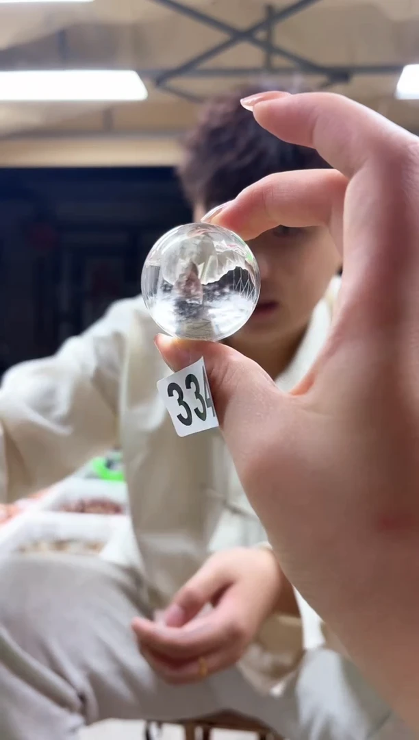 未镶嵌水晶大型摆件（非配饰）334白阿赛球