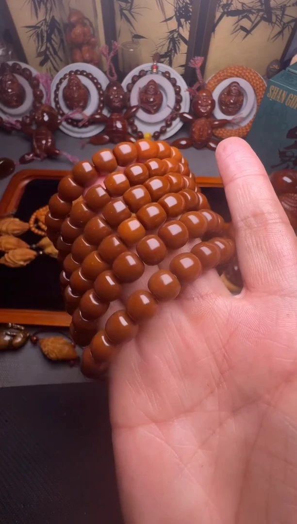 手串橄榄核猴头直切