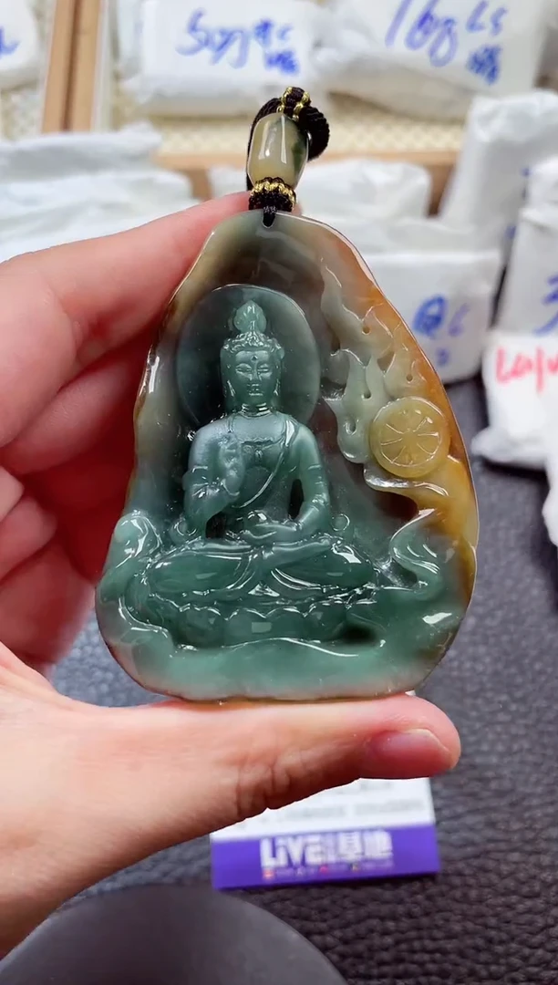 颈饰未镶嵌翡翠00002912观音