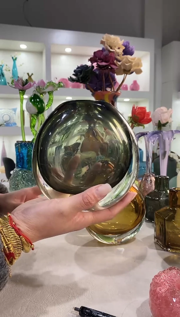 慕忆家手作琉璃花瓶