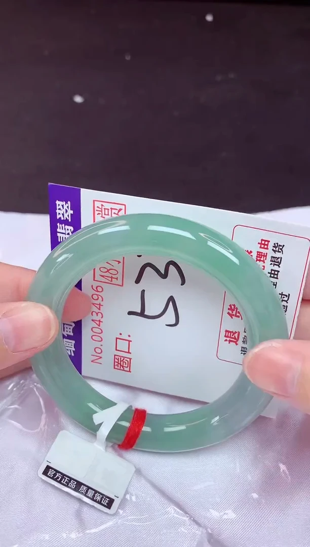 未镶嵌手镯翡翠53（48小时鉴赏期 ）