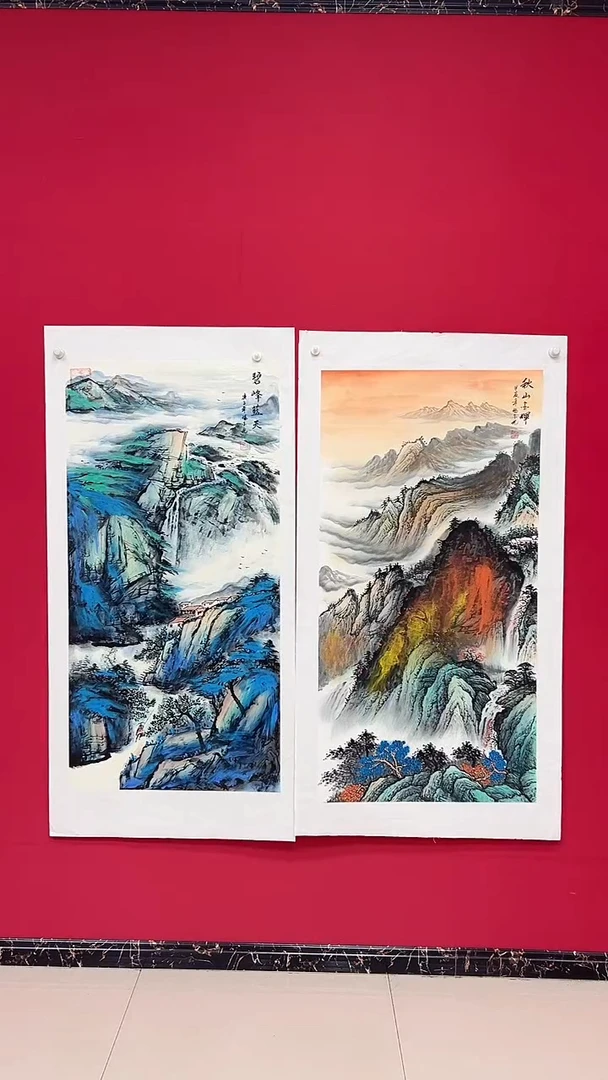 国画杨金光/山水/国画/宣纸