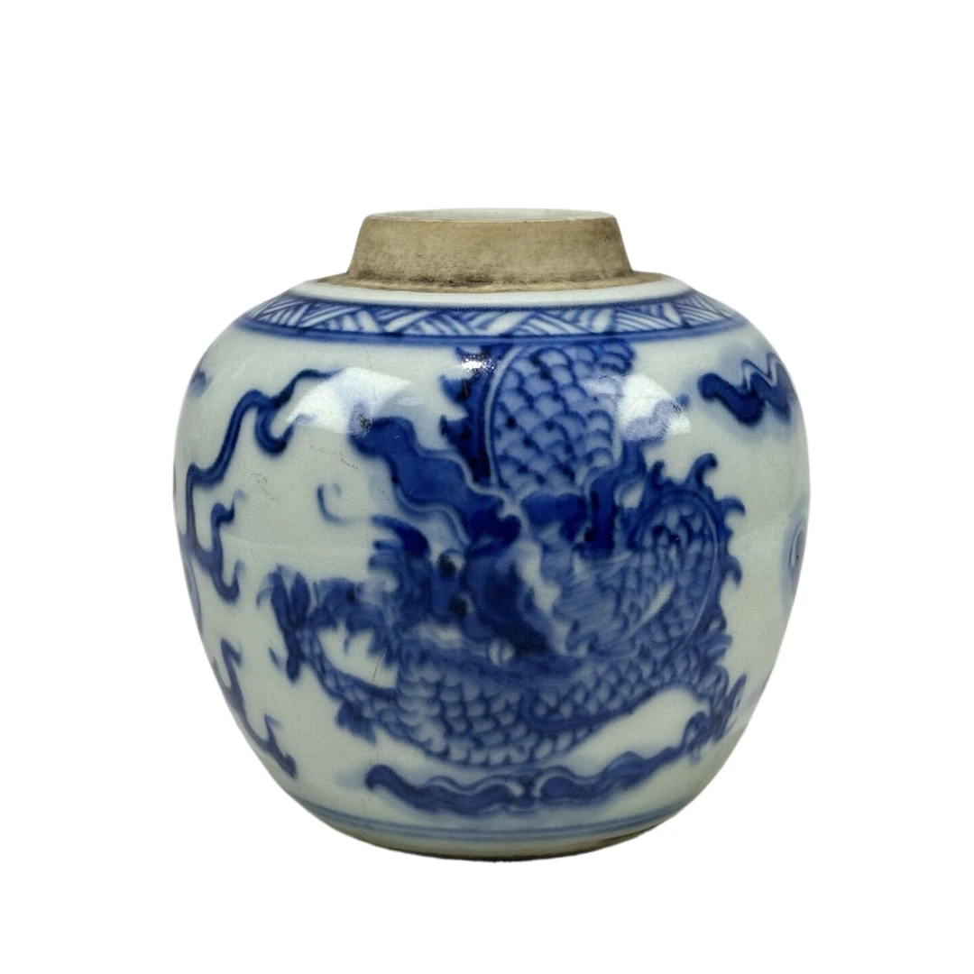 青花云龙纹小罐2787