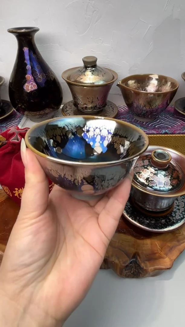 茶盏春申阁福利1只光影压手杯