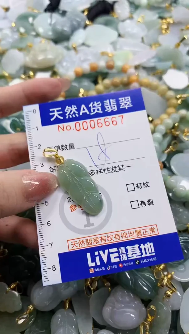 颈饰未镶嵌翡翠天然A货翡翠