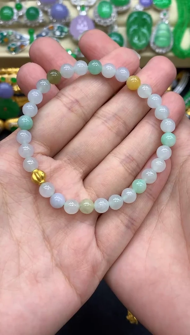 未镶嵌手链翡翠34-中国好珍宝
