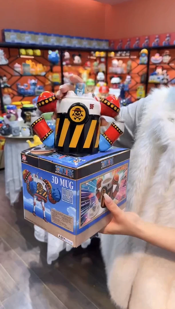 瓷片@@海贼王弗兰奇陶瓷杯(礼盒)