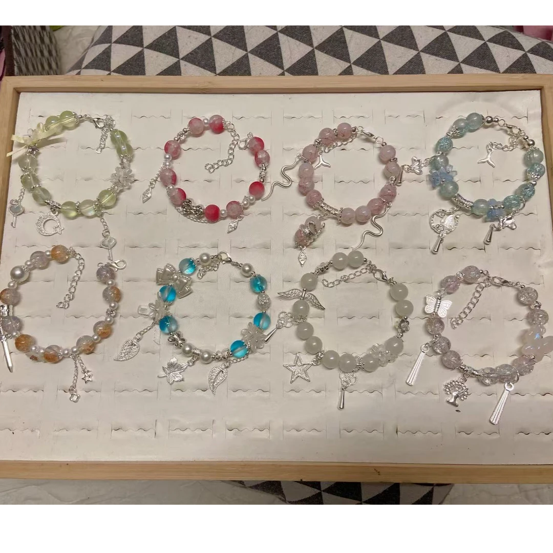 手串拆袋日常款琉璃手串diy新中式高级甜美珠子串珠