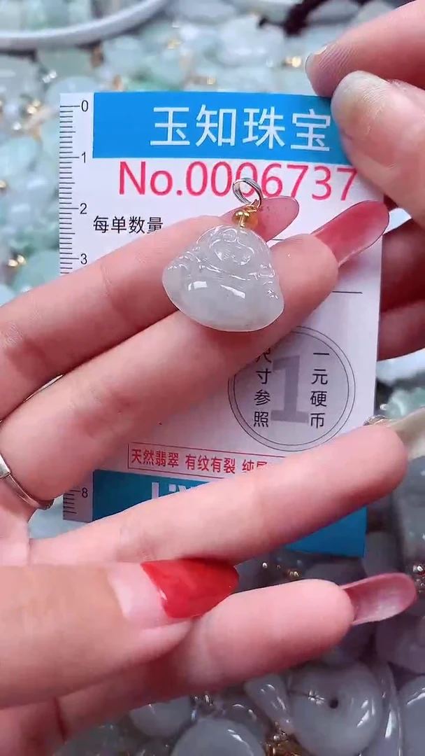 吊坠(不含链)未镶嵌翡翠6737