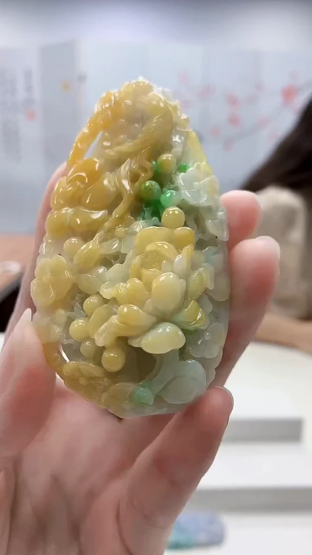 未镶嵌定制翡翠4829ry-毛货挂件92