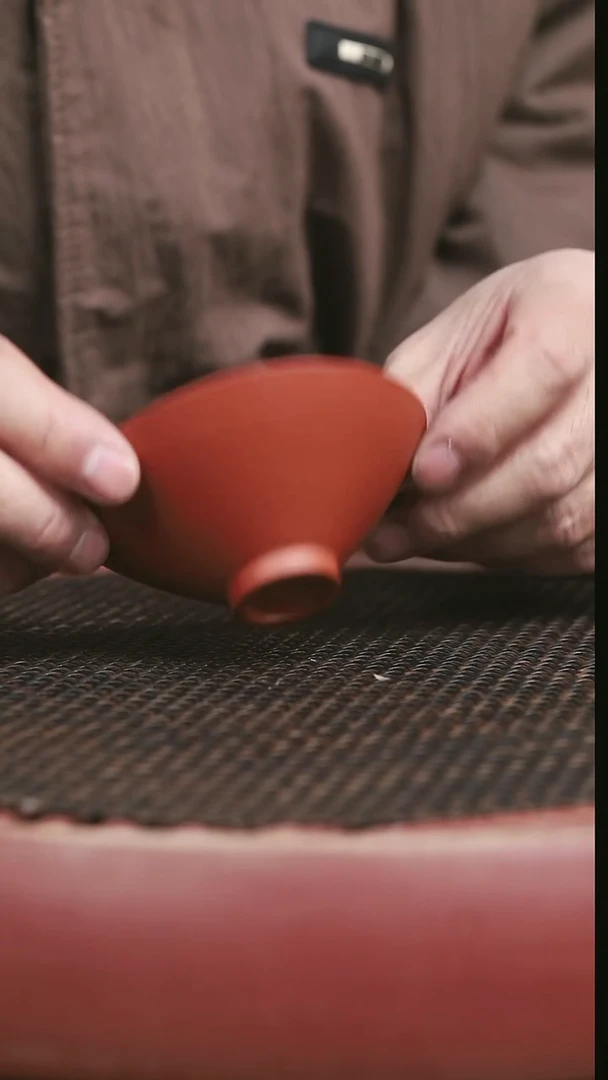 茶壶紫砂小红泥斗笠杯100CC