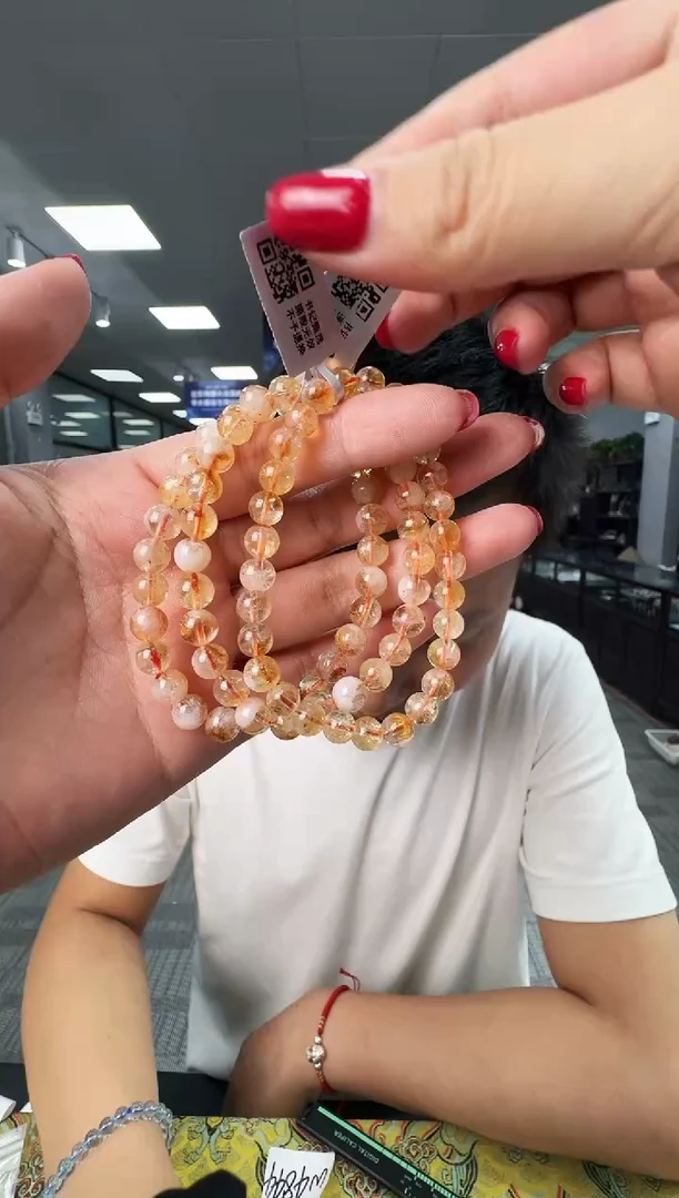 水晶手链未镶嵌6676CK 约6mm多样式发一件