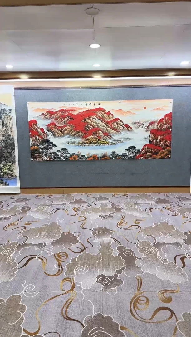 绘画Y-刘雪红-大丈二-山水画