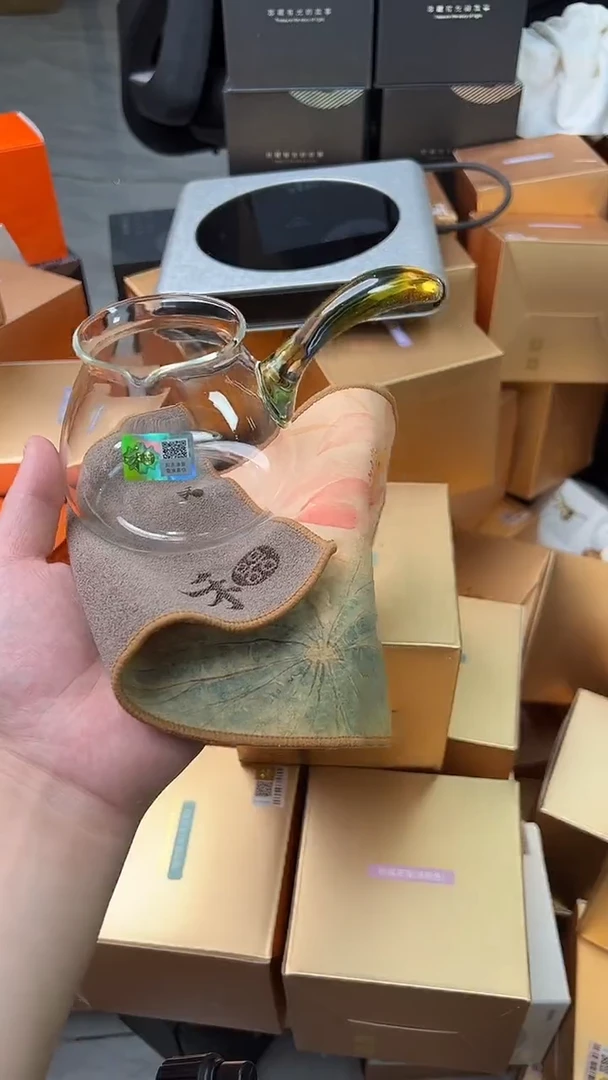 @@禾器晶彩云昭壶迷翠+荷花茶巾1