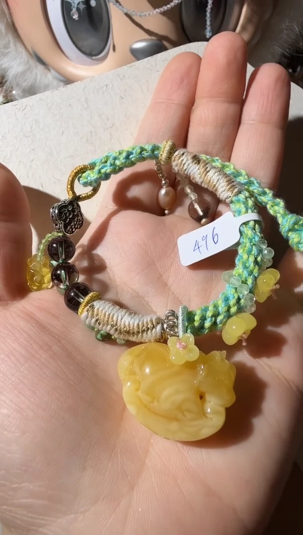 未镶嵌蜜蜡手链蜜蜡木马手链