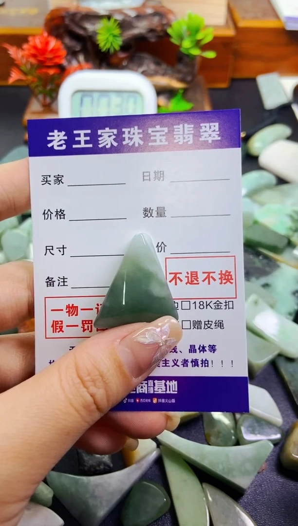 【闪购商品】翡翠颈饰未镶嵌料子