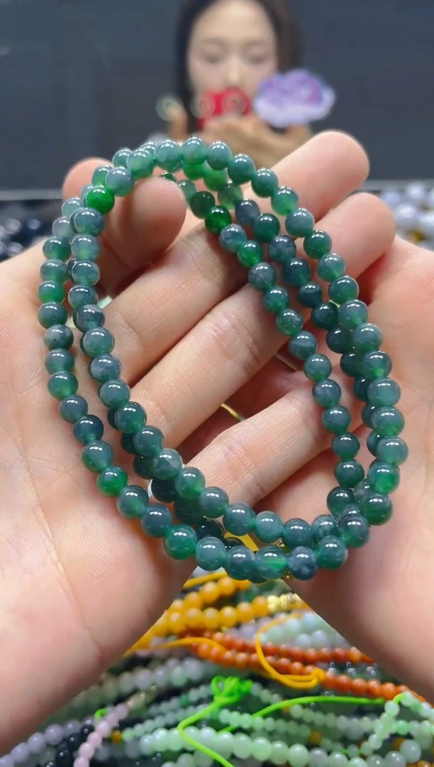 颈饰未镶嵌翡翠5MM