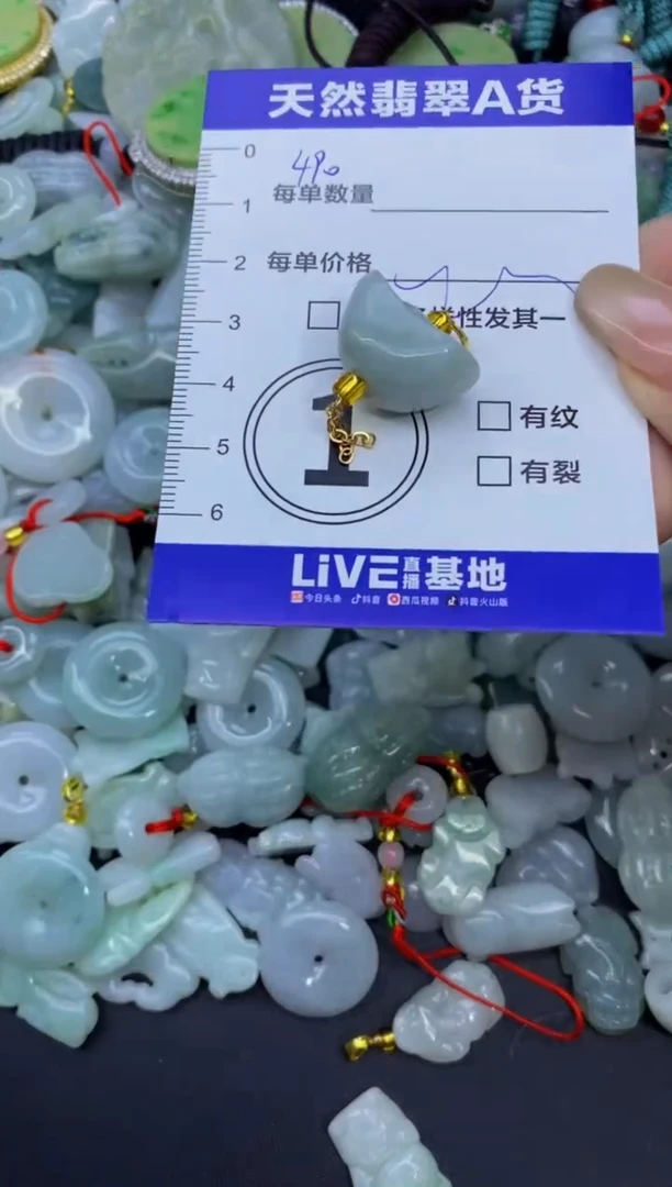 颈饰未镶嵌翡翠天然翡翠A货批量多样性发一件